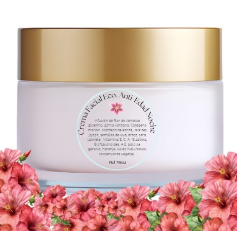 Crema Facial Ecológica Anti-edad Noche