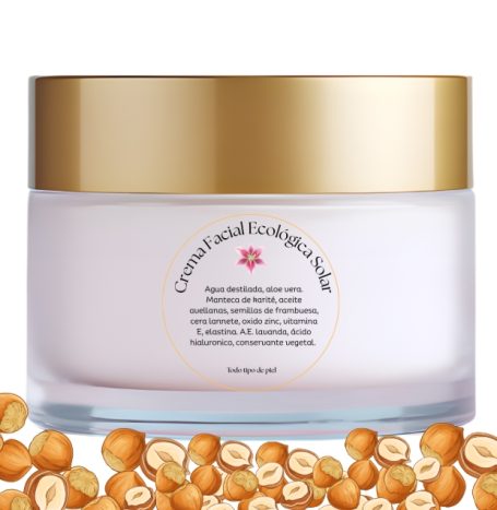 Crema Facial Ecológica Solar Hidratante